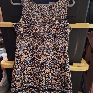 Maeve Navy and Cream Floral Top